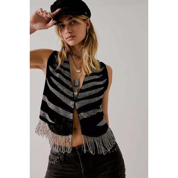 ‼️NOT FOR SALE‼️Free People FP x Anna Sui Stargaze Vest - Picture 1 of 7